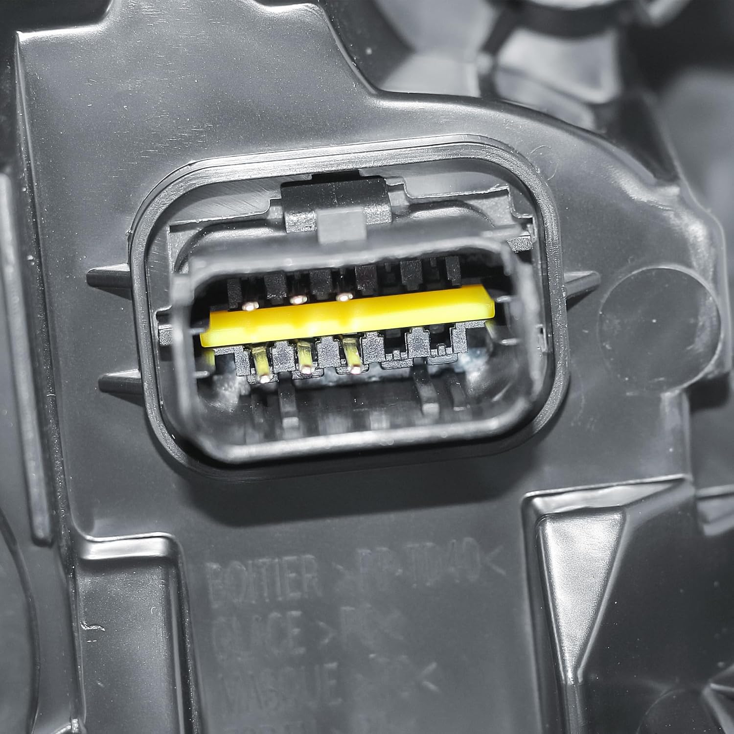 LONGLING Replacement Driver Right Side O/S Headlight Head Lamp Electric Adjustment with DRL 6 pins for Vauxhall Vivaro 2014-2019