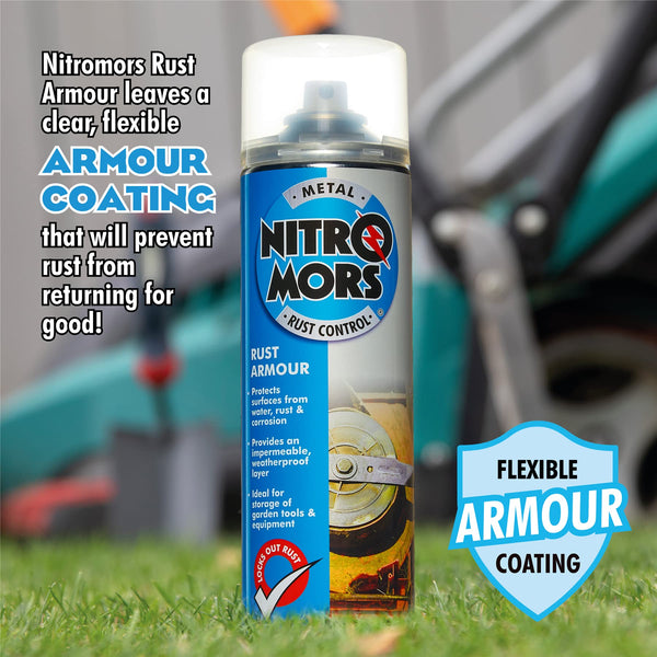 Nitromors Rust Armour Aerosol, Protects Surfaces from Rust & Corrosion, 500 ml