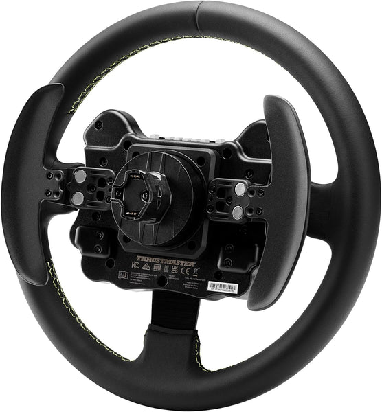 Thrustmaster EVO Racing 32R Leather, Round Leather-Wrapped Wheel Rim and Detachable Hub, For PC and Consoles
