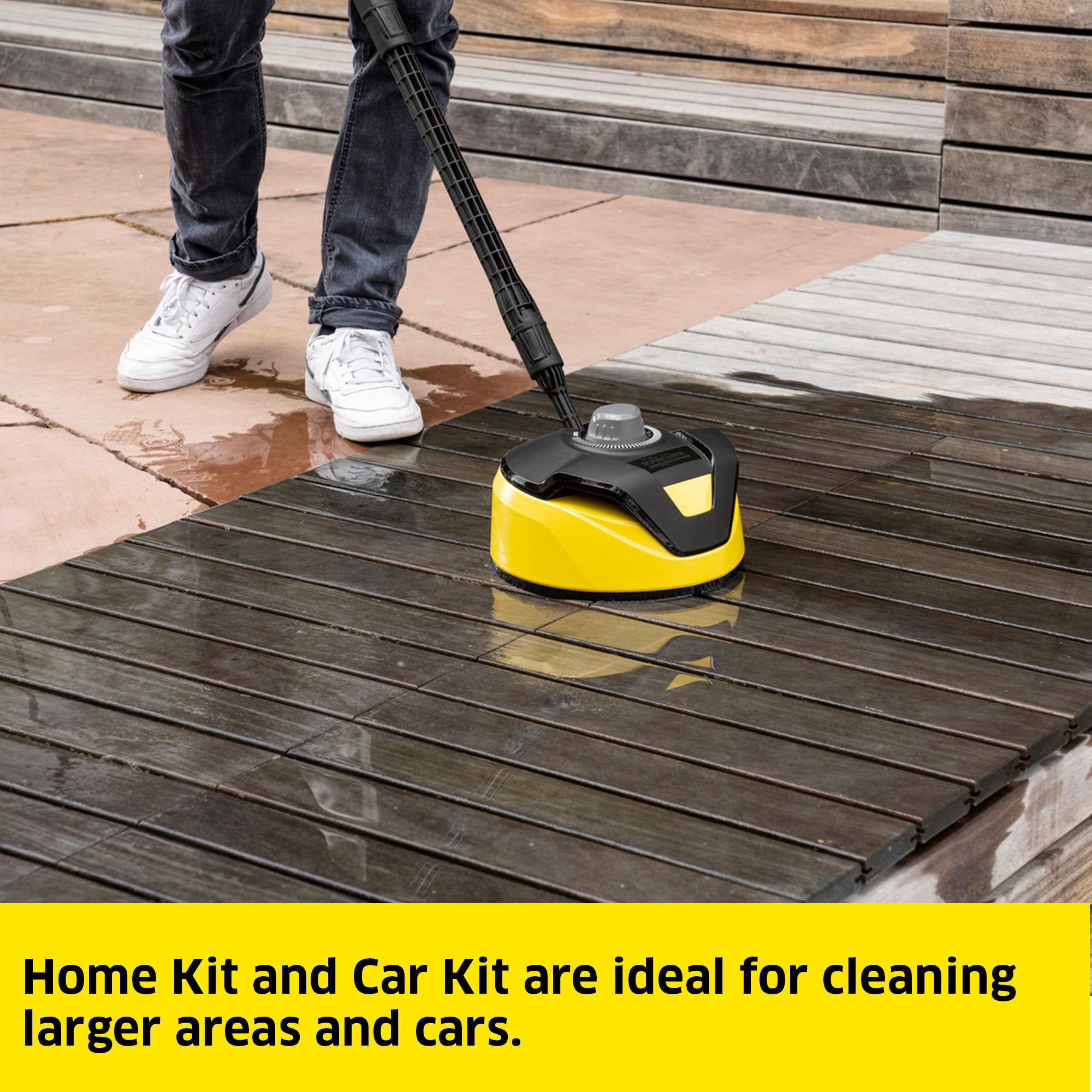 Kärcher K 5 Power Control Pressure Washer, pressure: max. 145 bar, flow rate: 500 l/h, area coverage: 40 m²/h, water filter, weight: 13 kg, high-pressure hose and gun, dirt blaster, spray lance