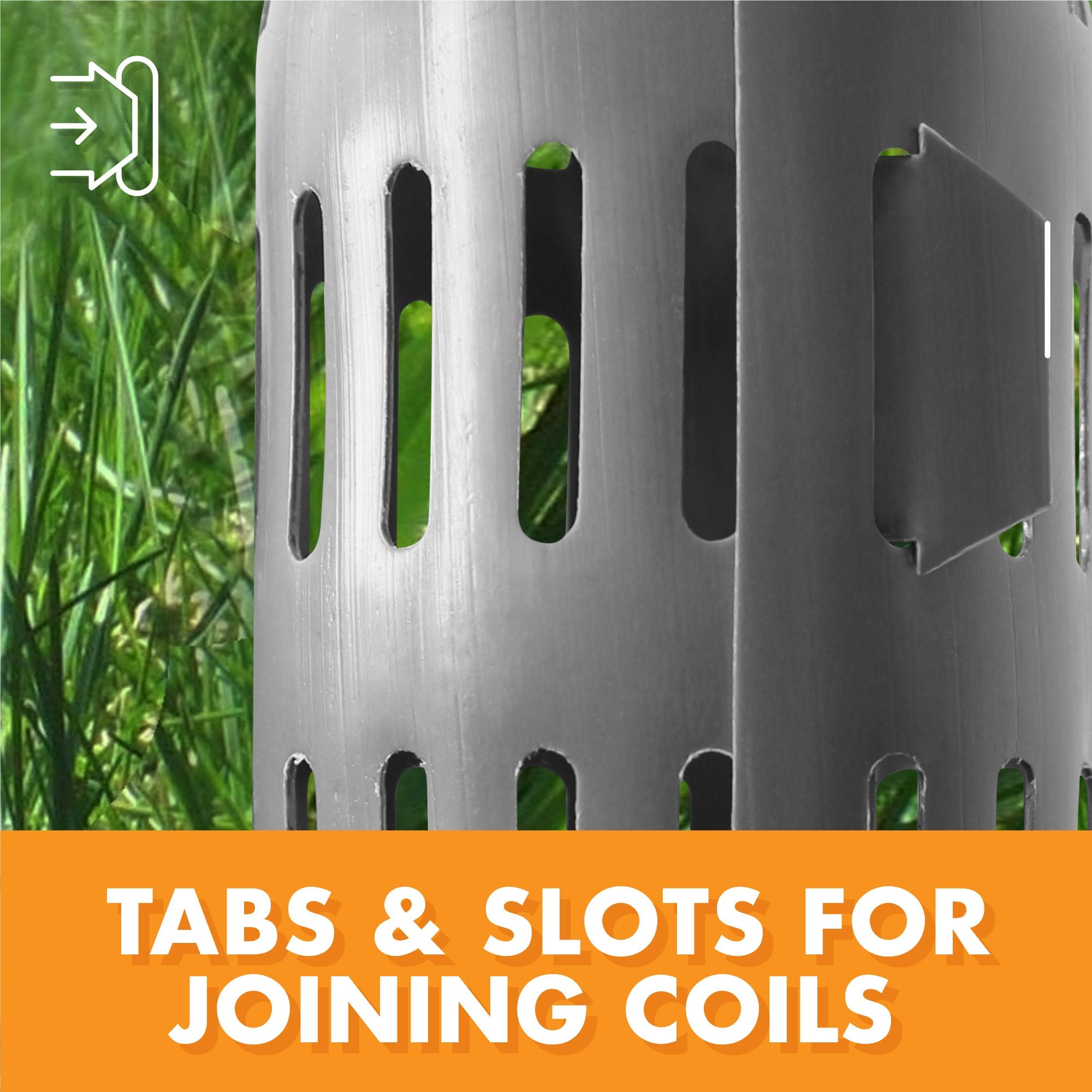 EASYFLEX Plastic Tree Trunk Protectors, 12 Count, Grey