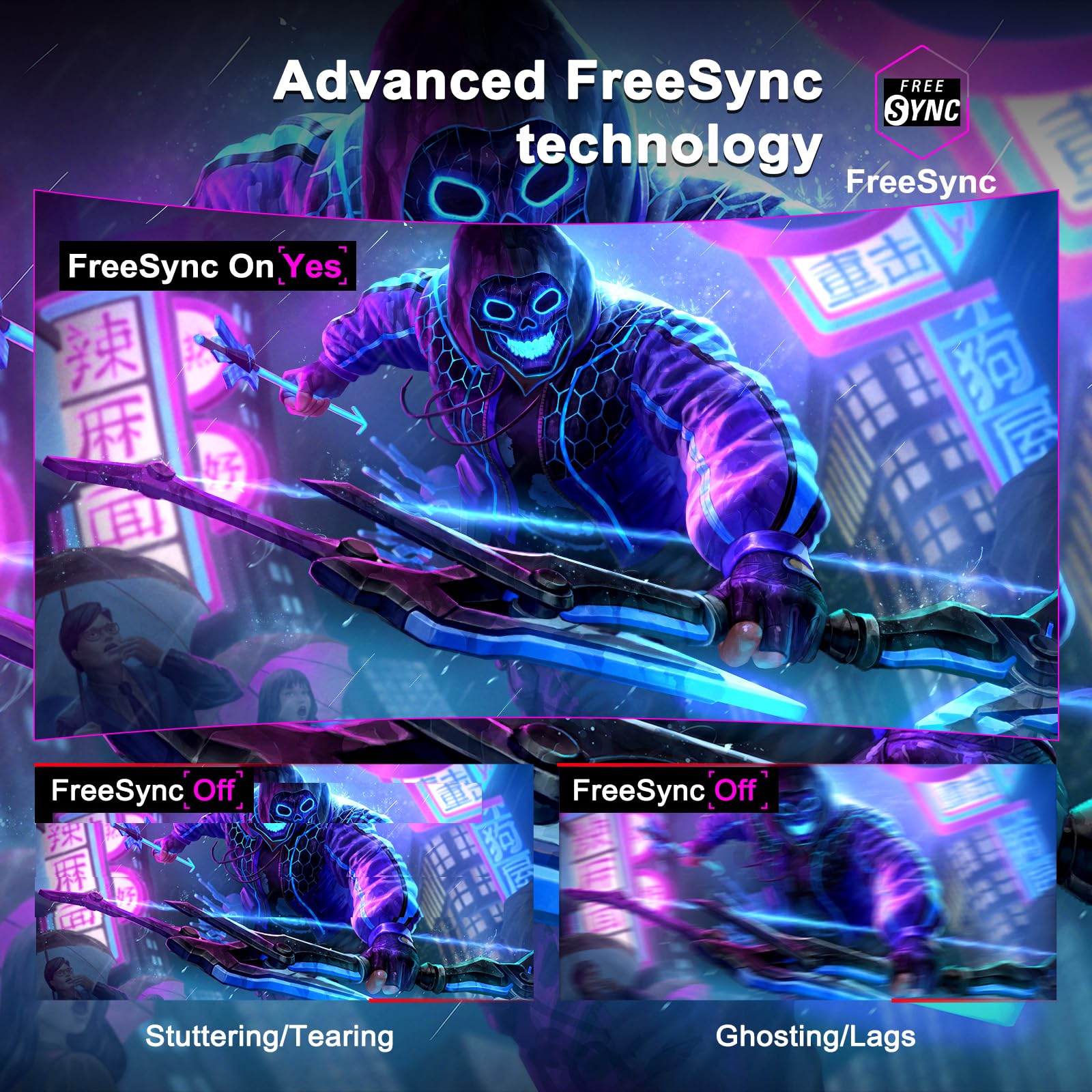 Minifire 27 Inch Gaming Monitor, 180Hz, Curved Gaming Monitor, Built in Speaker, Crosshair, 1Ms, sRGB130%, FHD 1080P Computer Screen, VESA Compatible, Eye Care Adaptive Sync HDMI＆DP Prots （MFG27C1 ）