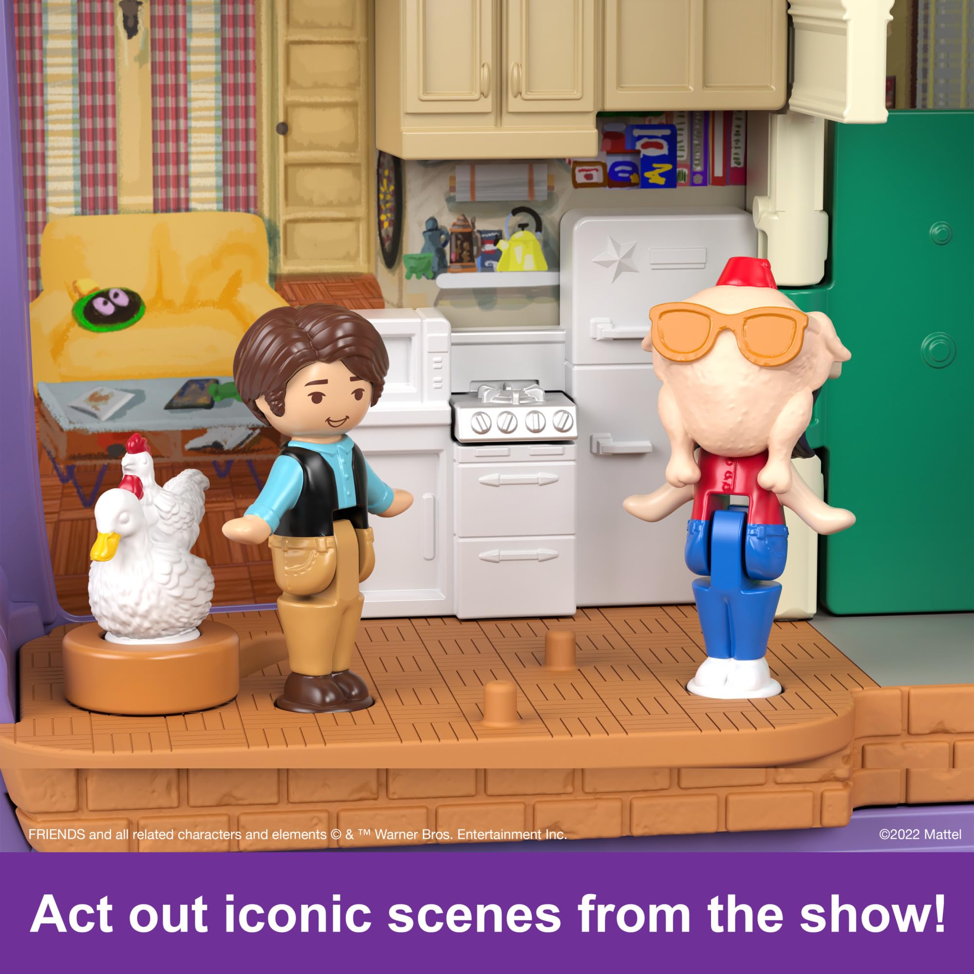 Polly Pocket Collector Playset, Stranger Things Compact with 6 Special Edition Character Dolls and 10 Accessories, HWP22