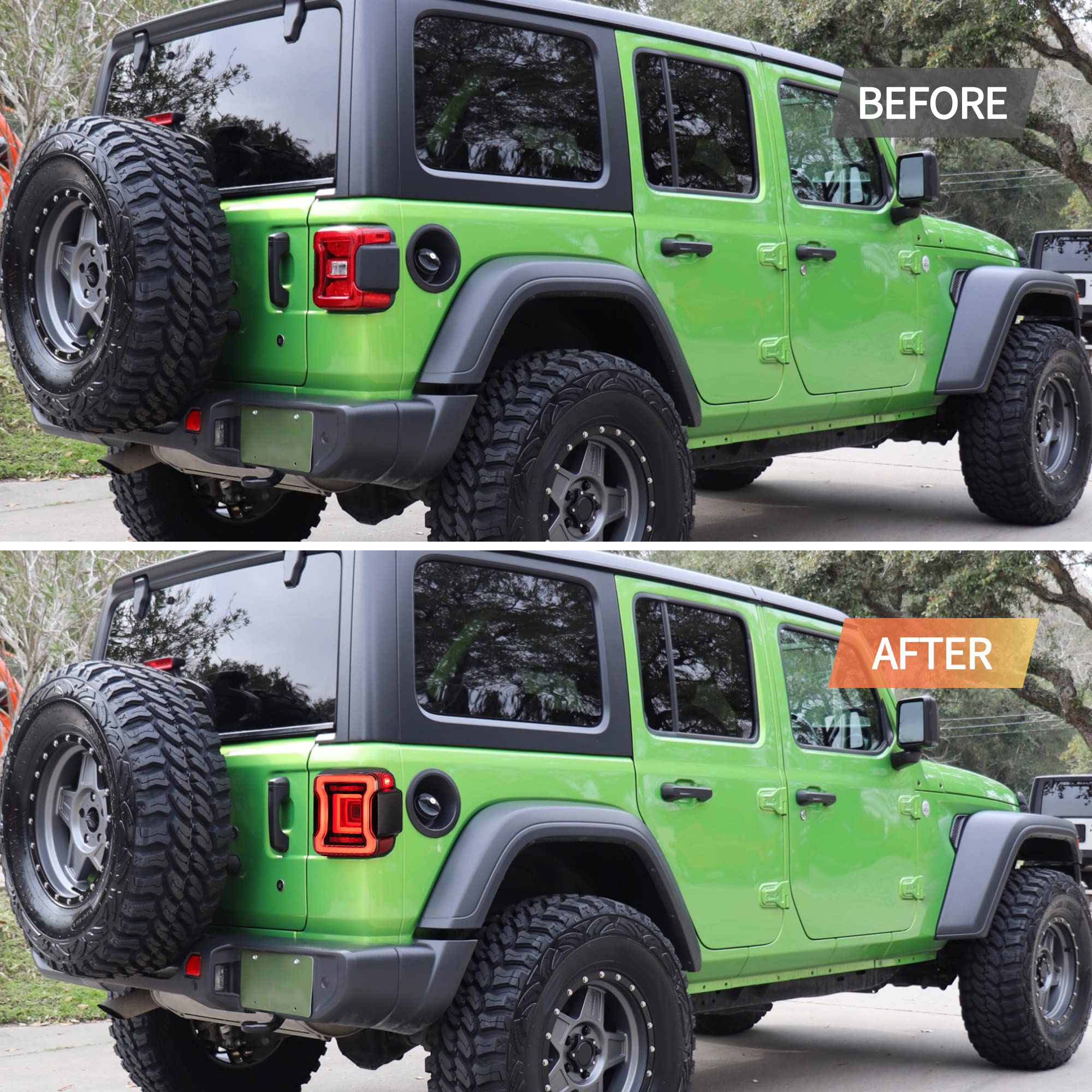 VLAND Motor 9 Inch LED Headlights compatible with 2018-2023 Wrangler JL/JLU Rubicon, Sport, Sport S, Sahara [Not fit JK], w/Startup dynamic display, 1 set for RHD