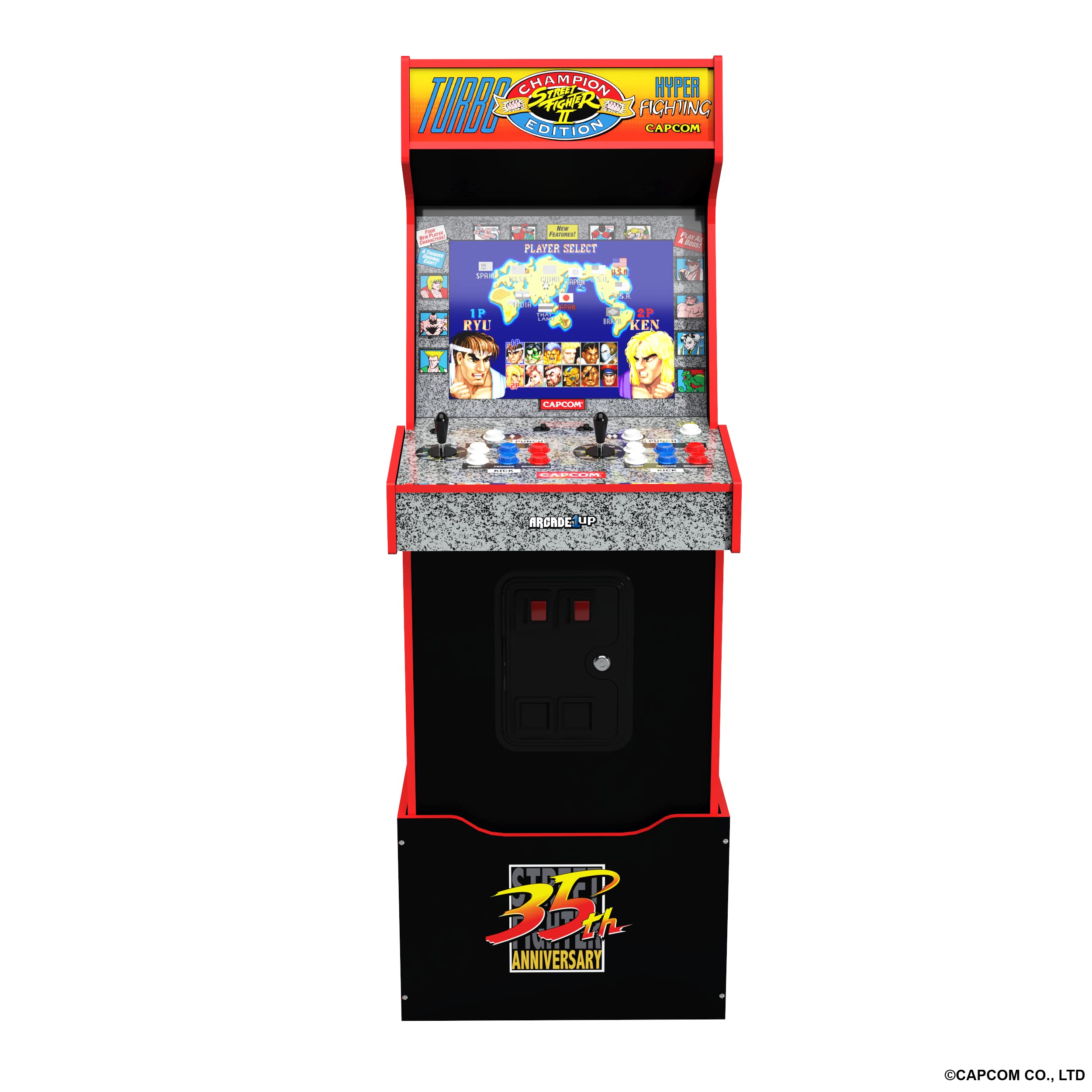 Arcade1Up STREET FIGHTER LEGACY 14 GAMES Wifi ENABLED ARCADE MACHINE