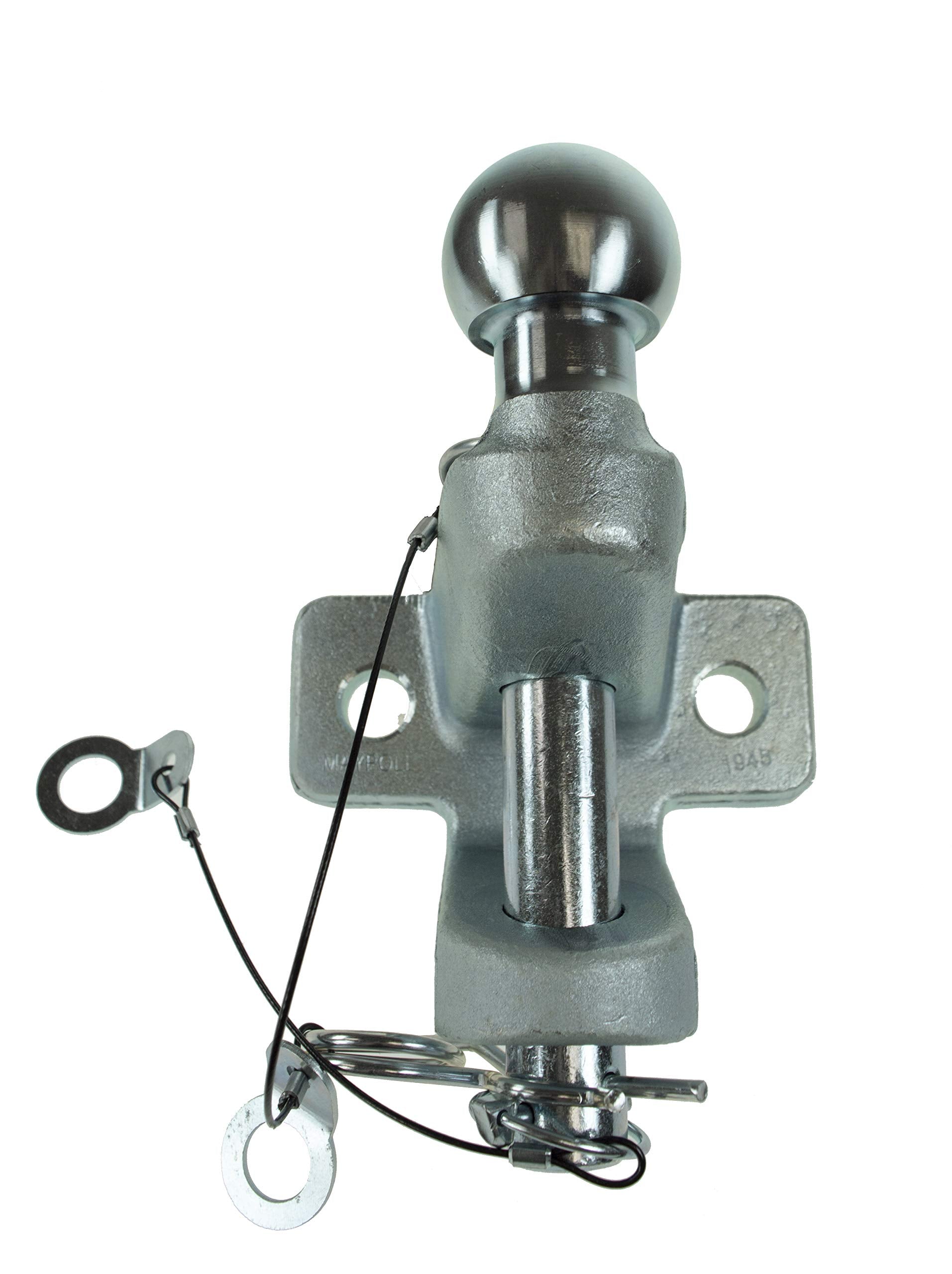 BITS4REASONS - NEW MODEL MAYPOLE MP87 50MM BALL AND PIN HITCH - BLACK TOWBALL…