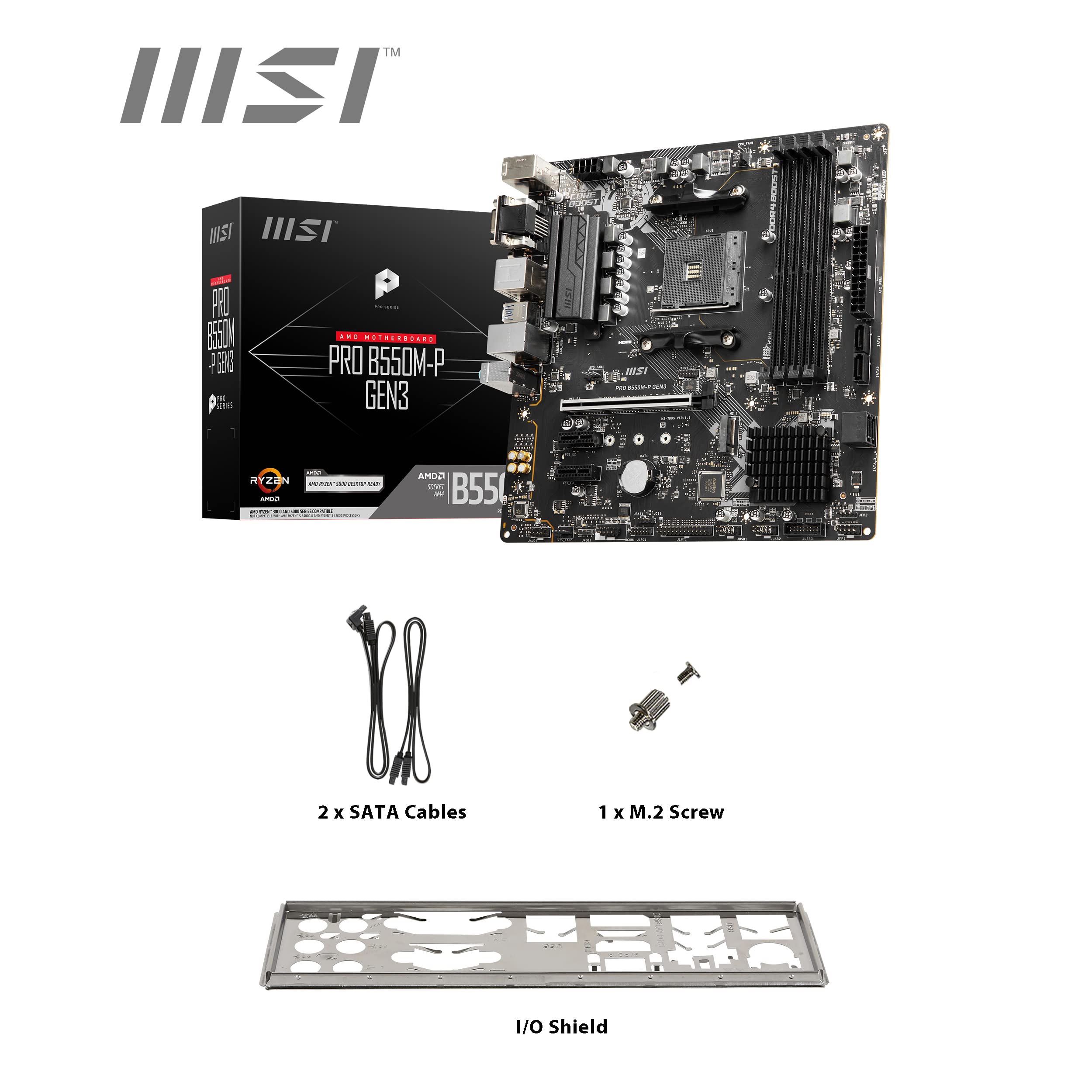 MSI MPG B550 Gaming Plus (ATX AMD AM4 DDR4 M.2 USB 3.2 Gen 2 HDMI ATX Gaming Moederboard AMD Ryzen™ 5000 processors