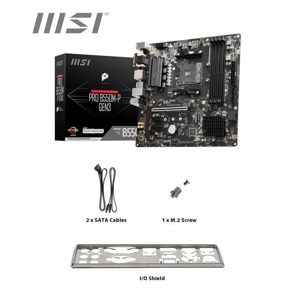 MSI MPG B550 Gaming Plus (ATX AMD AM4 DDR4 M.2 USB 3.2 Gen 2 HDMI ATX Gaming Moederboard AMD Ryzen™ 5000 processors
