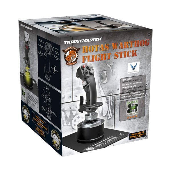 Thrustmaster Hotas Warthog Flightstick - High-Precision Joystick with H.E.A.R.T HallEffect AccuRate Technology for PC
