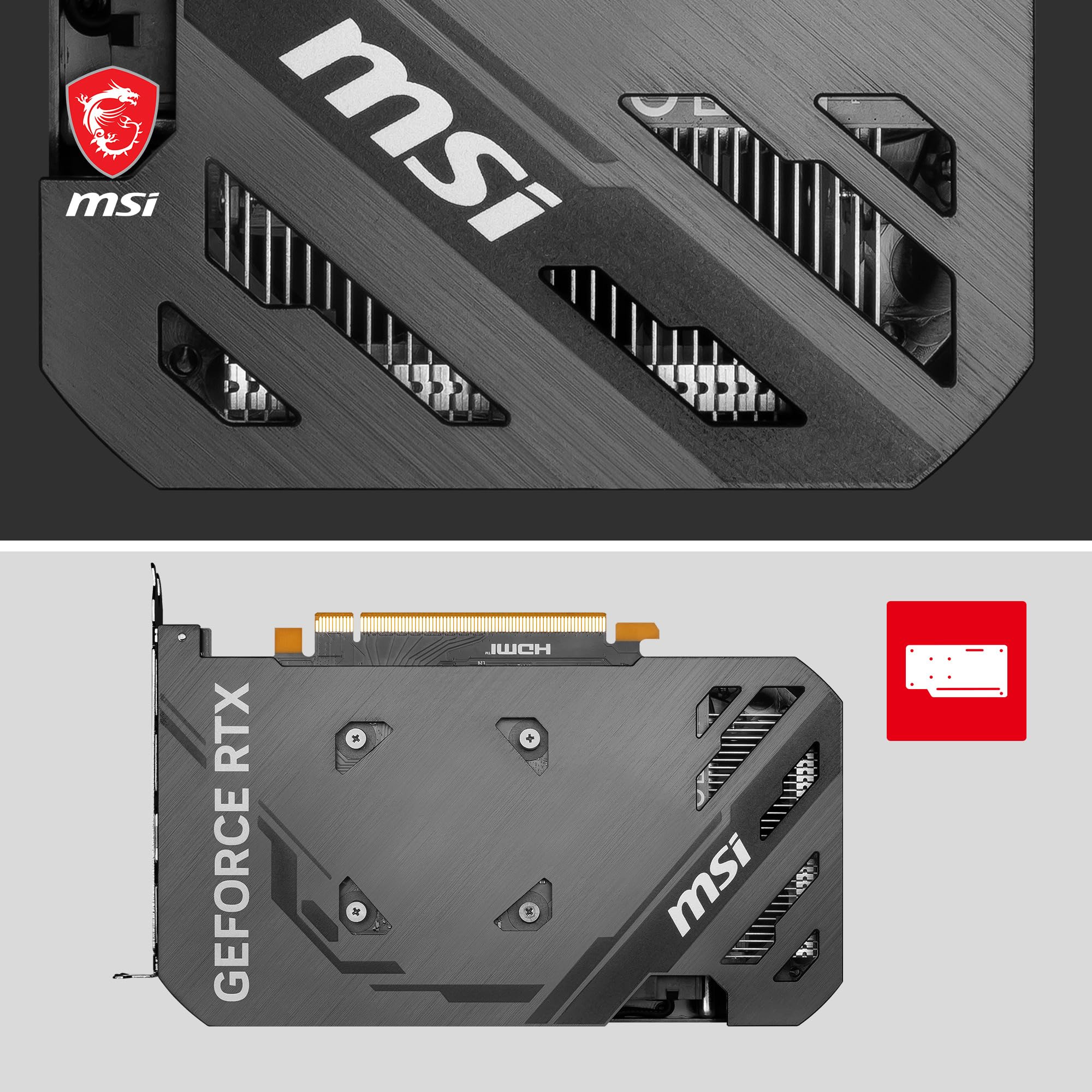 MSI GeForce RTX 4060 VENTUS 2X WHITE 8G OC Gaming Graphics Card - 8GB GDDR6X, PCI Express Gen 4, 128-bit, 3x DP v 1.4a, HDMI 2.1a (Supports 4K & 8K HDR)