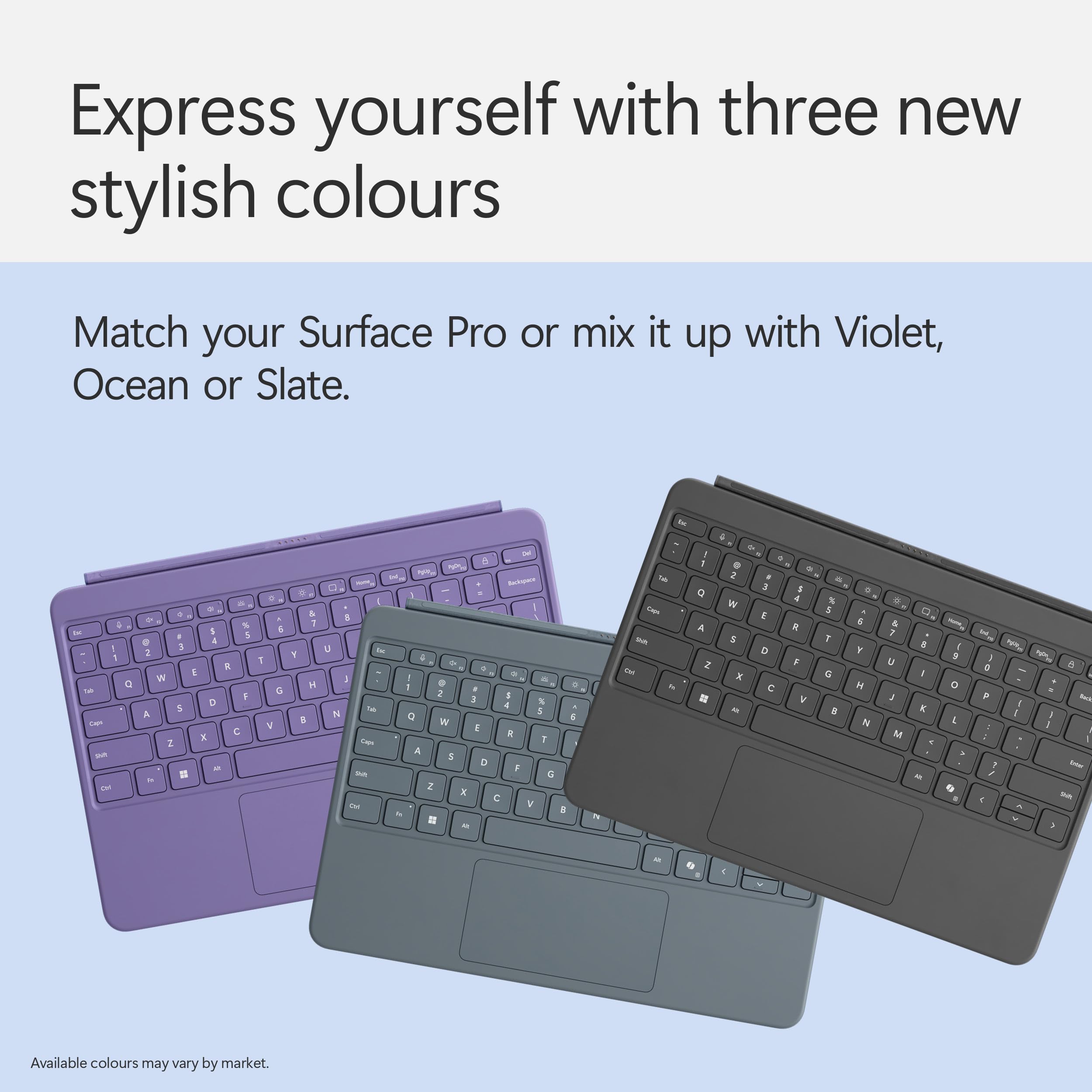 Microsoft Surface Pro Flex Keyboard with Slim Pen | Black | 2-in-1 Alcantara® Keyboard for Surface Pro Windows 11 Copilot+ PC