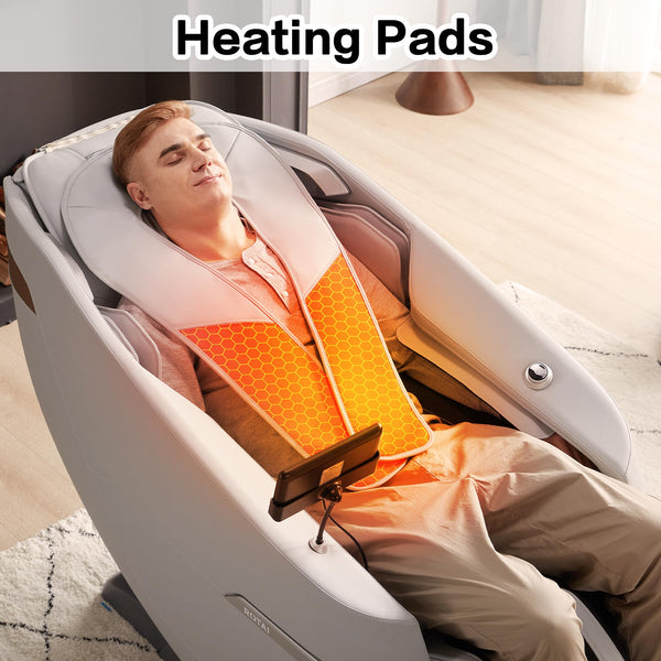 ROTAI Full Body Massage Chair,Zero Gravity Massage Chair for Home,Back Massagers for Pain Relief,Rocking Chair with Heat