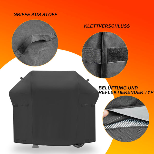Grill Cover for Weber Spirit II 300& Spirit 200 Series, Heavy Duty BBQ Cover for Weber Spirit Series Compared to 7139, 52 Inch Waterproof,