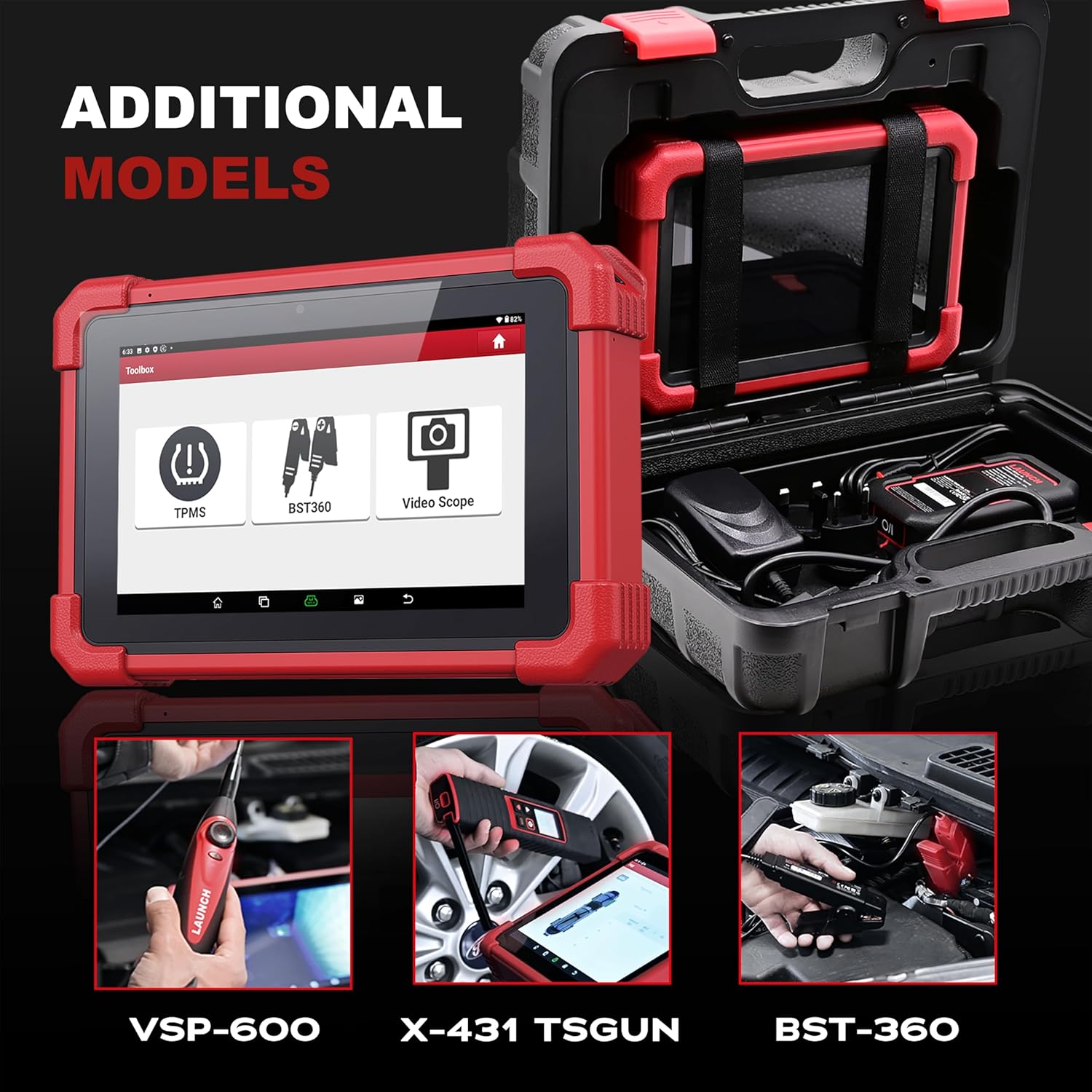 LAUNCH OBD2 Scanner CRP919MAX Diagnostic Tool,ECU Coding, All System Diagnosis,CANFD DOIP, V.A.G Guided, Active test, 2024 Wireless Bi-directional Scan Tool, 31+reset Service, 2 Years Free Update