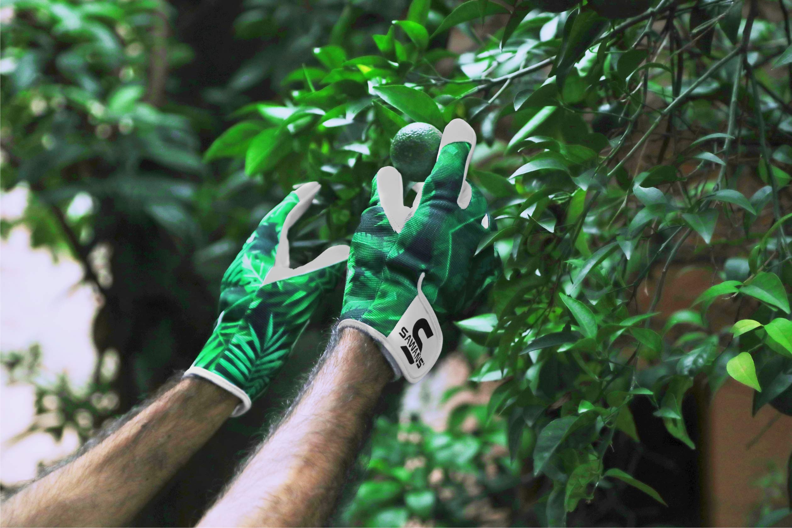 Leather Gardening Gloves Ladies Men/Women Short & Long Forearm Protection Thorn Proof Breathable Spandex Goatskin Leather Rose Pruning Garden Safety Work Gloves, Best Garden Gifts (Long Gloves, M)