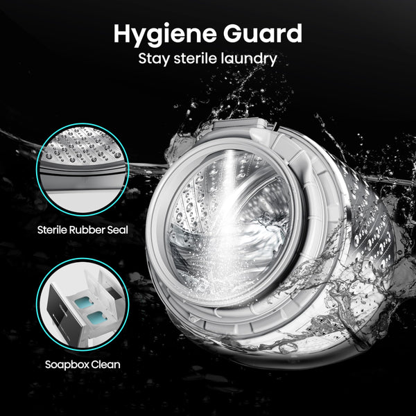 Hisense 3 Series WFQA9014EVJM Freestanding 9 KG Front Load Washing Durable Inverter Machine Steam Wash Quick Wash 15 Washing Programs 1400 RPM White- Energy Rating A