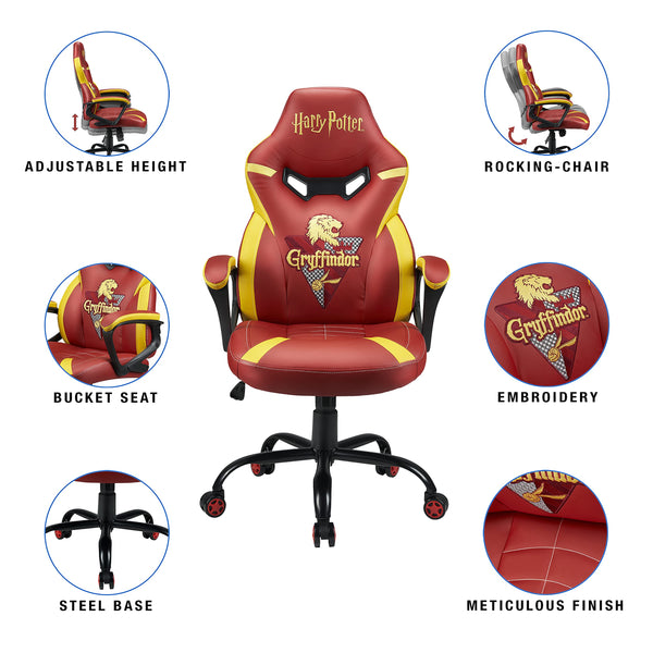 Subsonic Harry Potter - Junior gamer chair - Gaming office chair - Official License