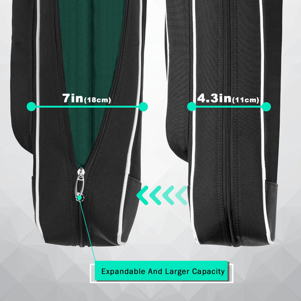 LZFAN Expandable Golf Club Carry Bag, Golf Travel Bag Holds A Full Set of Clubs, Golf Sunday Bag Practice Bag