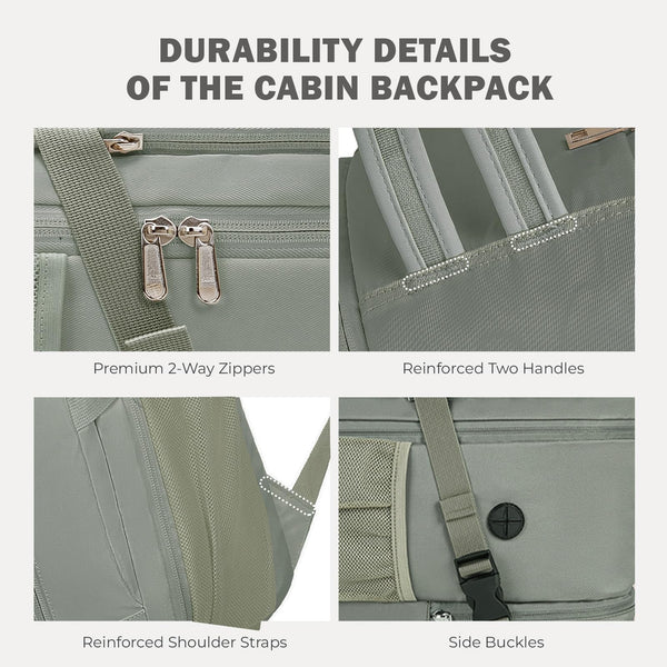 VMIKIV for Ryanair Cabin Bags 40x20x25 Underseat Carry On Bag,Small Travel Backpack Cabin Size for Men Women,Hand Luggage for Overnight, Weekend,Under Seat Casual Daypack for Airlines