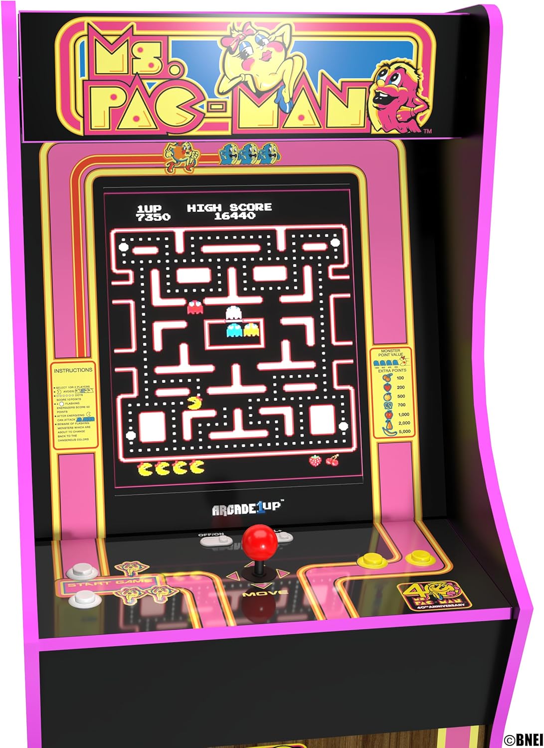 Arcade1Up Ms. Pac-Man 40th Anniversary