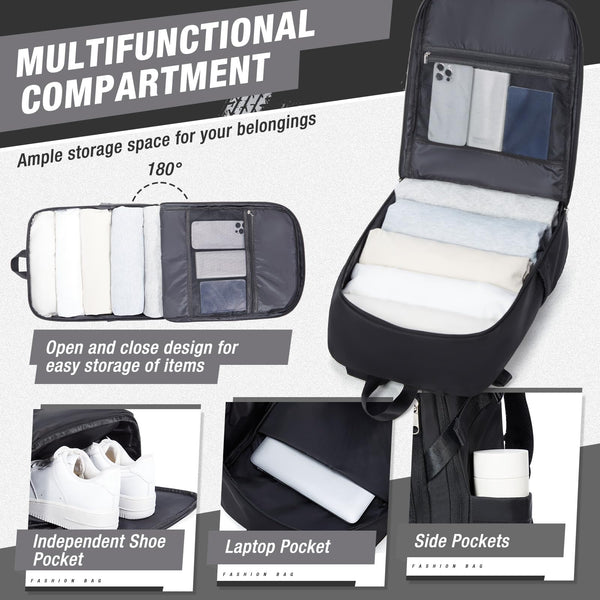 HYC00 Motorcycle Backpacks for Men Women Waterproof Motorbike Helmet Bag,Motorcycle Accessories,Motorcycle Helmet Backpack,Laptop Rucksack Travel Backpacks School Bags Hiking Treeking Rucksack Daypack