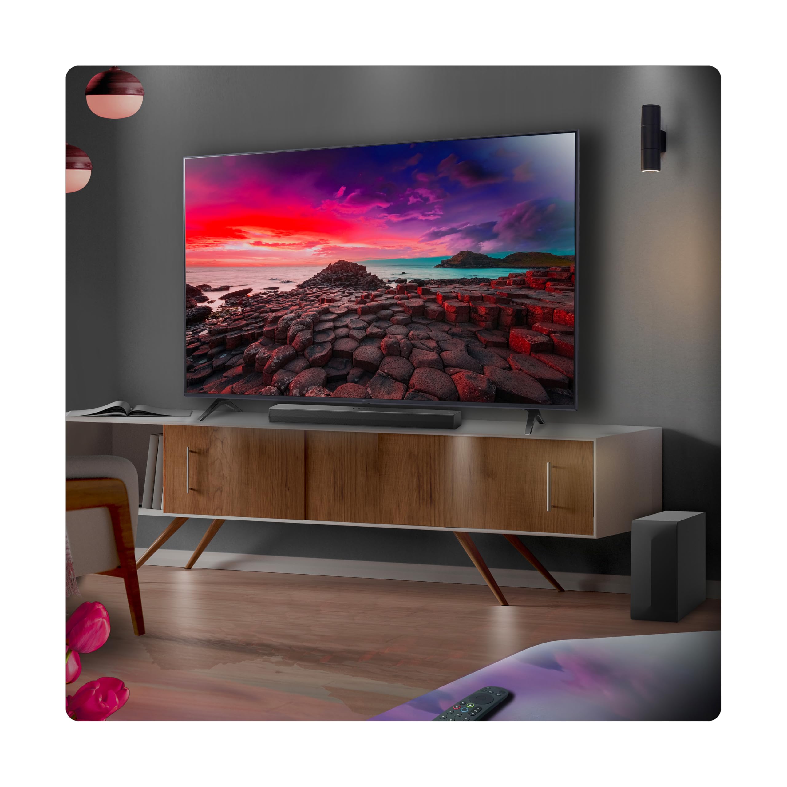 LG USC9S Bluetooth Soundbar for TV with Dolby Atmos & Wireless Subwoofer 3.1 channel