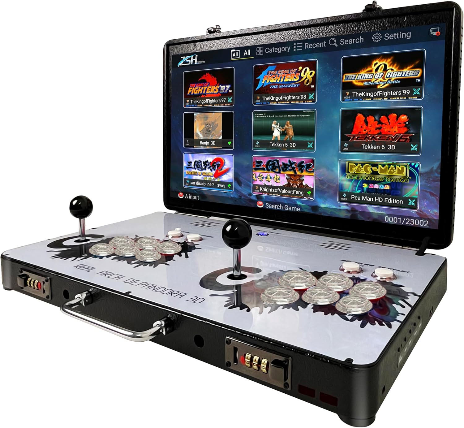 Folding Arcade | 4 Players | Over 20000 Games | 22 Inch LED Display | Sanwa Joysticks