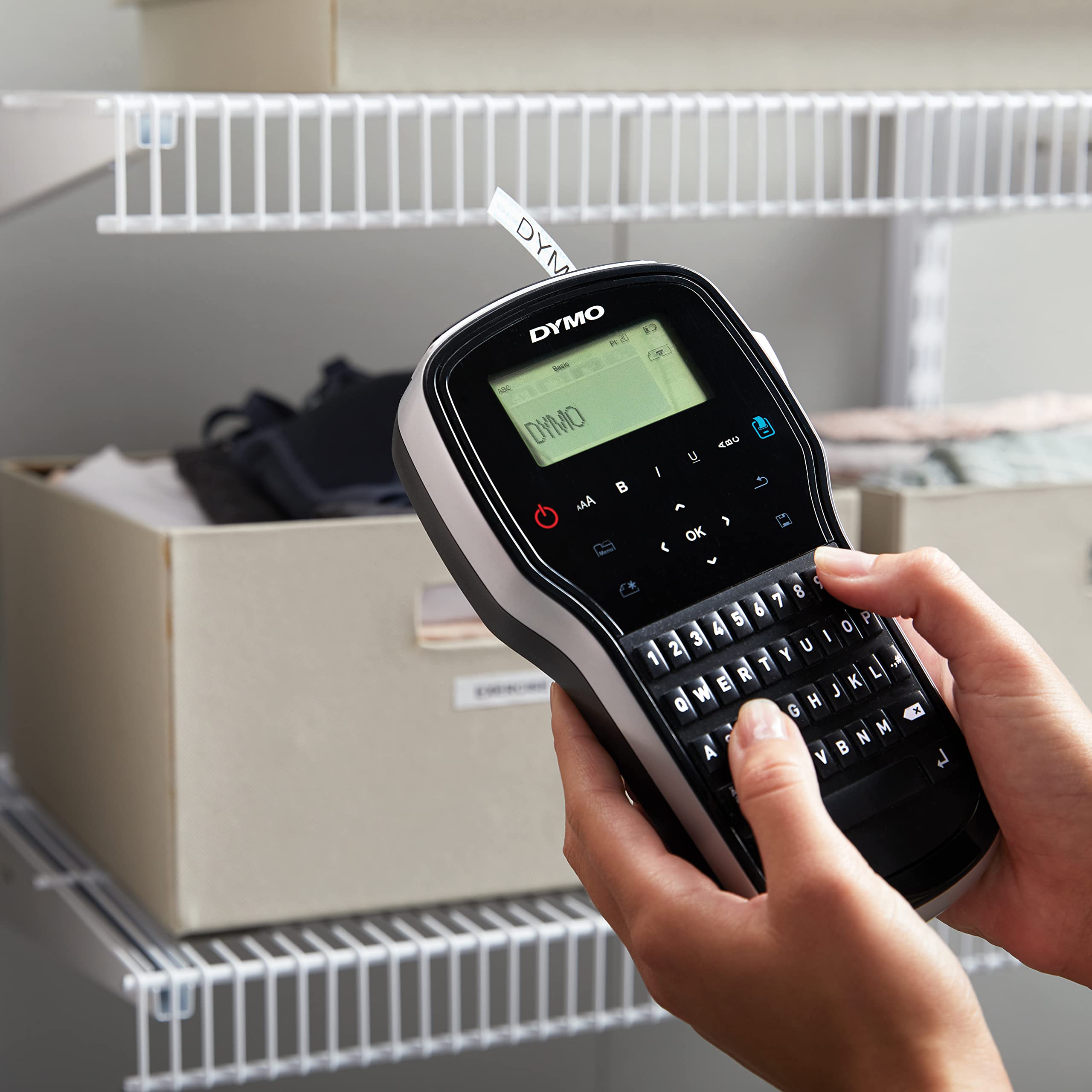 DYMO LabelManager 420P Label Maker | High Performance Rechargeable Portable Label Printer | Computer Connection | Print Barcodes, Logos & Graphics