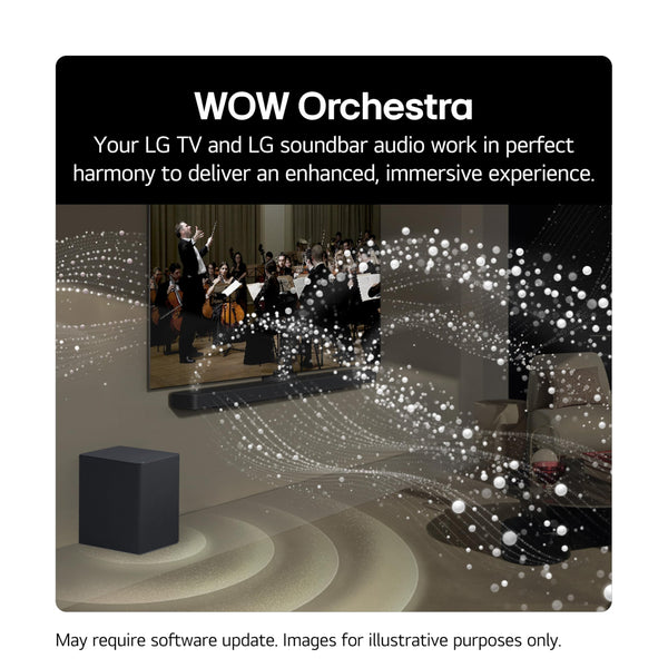 LG USC9S Bluetooth Soundbar for TV with Dolby Atmos & Wireless Subwoofer 3.1 channel