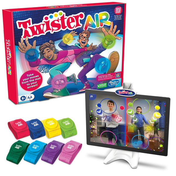 Hasbro Gaming Twister Ultimate: Bigger Mat, More Coloured Spots, Family, Kids Party Game Age 6+; Compatible with Alexa (Amazon Exclusive)