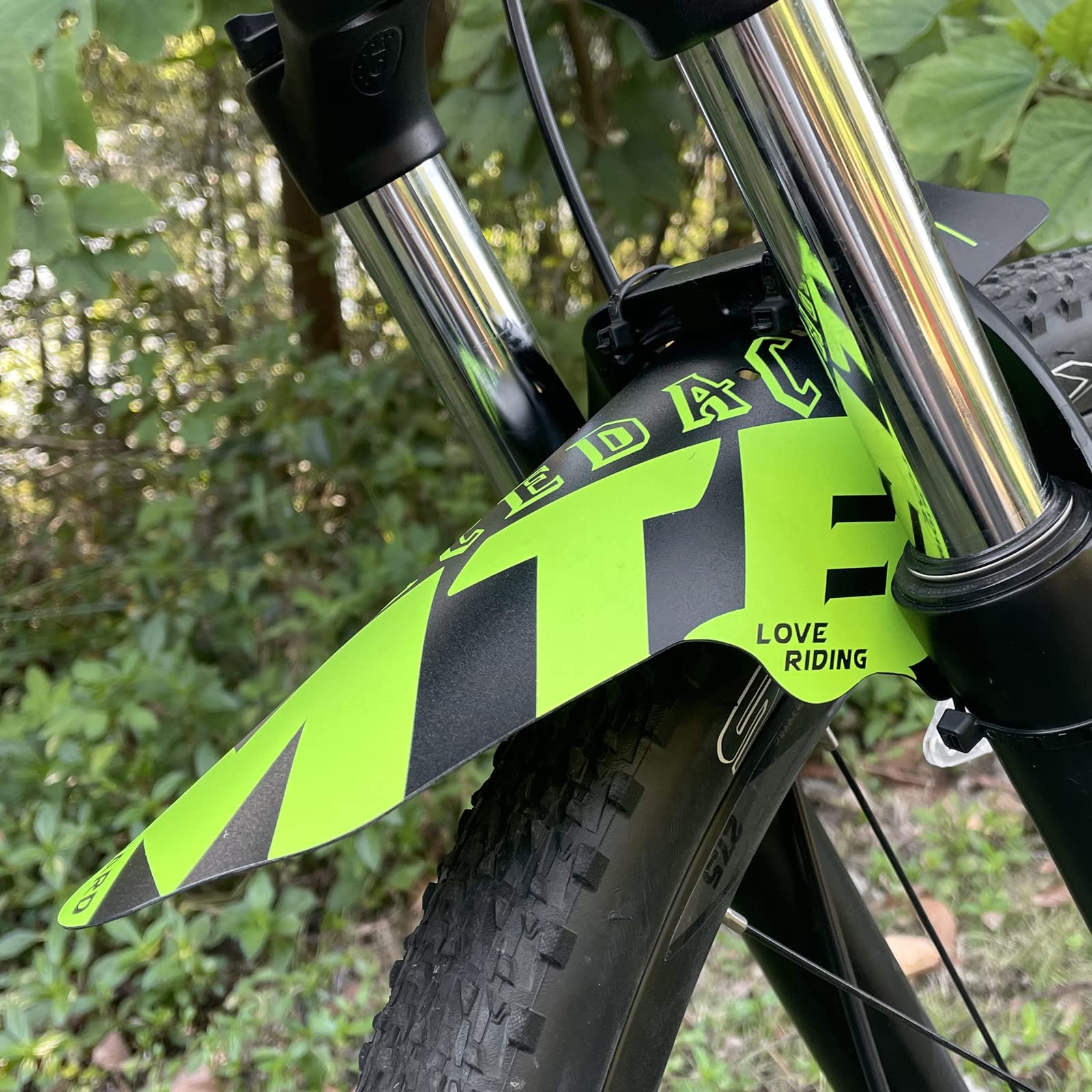 NICEDACK Mudguards Mountain Bike, 2 Pieces Mudguard Fit 20-29 Inch MTB Mudguard Front and Rear Compatible Bicycle Splash Guard