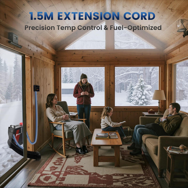 8KW Diesel Heater, HBS1S Portable Diesel Air Heater with App Control, 10-Temperature Settings, 18% Boost in Burning Efficiency, Auto Start-Stop, and 240V AC 12V 24V DC, for Car, Campers, 2025 Upgraded