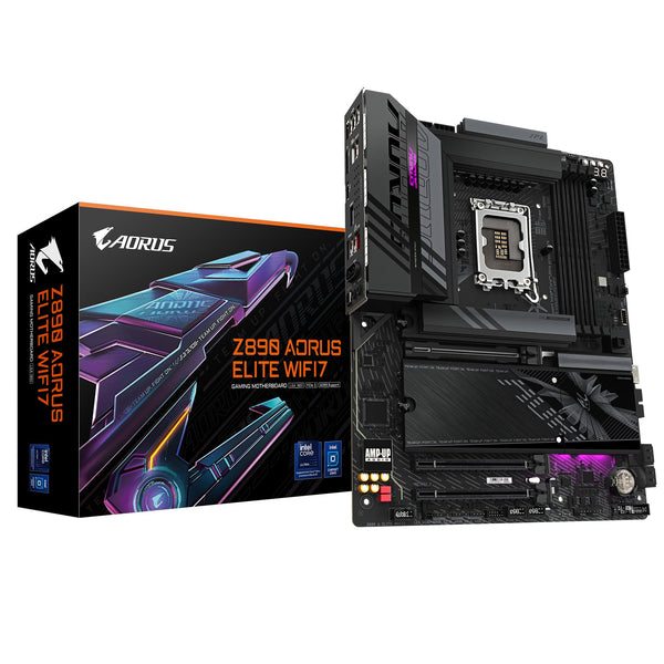 GIGABYTE Z890I AORUS ULTRA Motherboard - Supports Intel Core Ultra (Series 2) CPUs, 8+1+2 phases VRM, up to 8800MHz DDR5 (OC), 1xPCIe 5.0 + 1xPCIe 4.0, Wi-Fi 7, 2.5GbE LAN, Thunderbolt 4