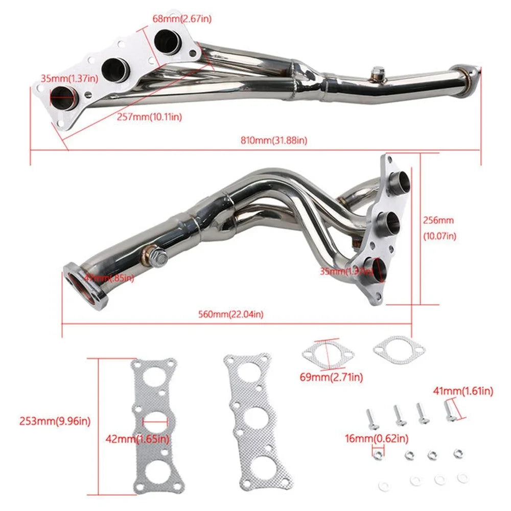 Exhaust Manifold Header  Stainless Manifold Header for n52 n53 engine E90/E91/E92/E93, E81,E82,E87, E88, E84(X1), E70(X5)