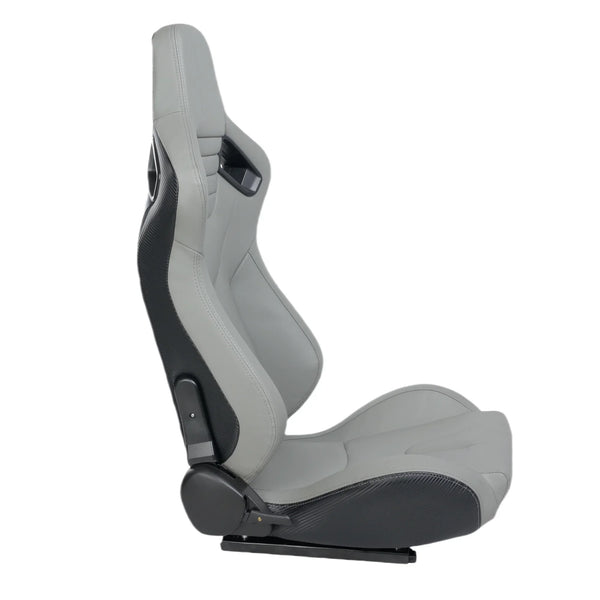 JBR1088 JIABEIR Gray Series PVC Racing Seats New Popular Adjustable Vehicle Accessories with SIM Simulator for Car Owners