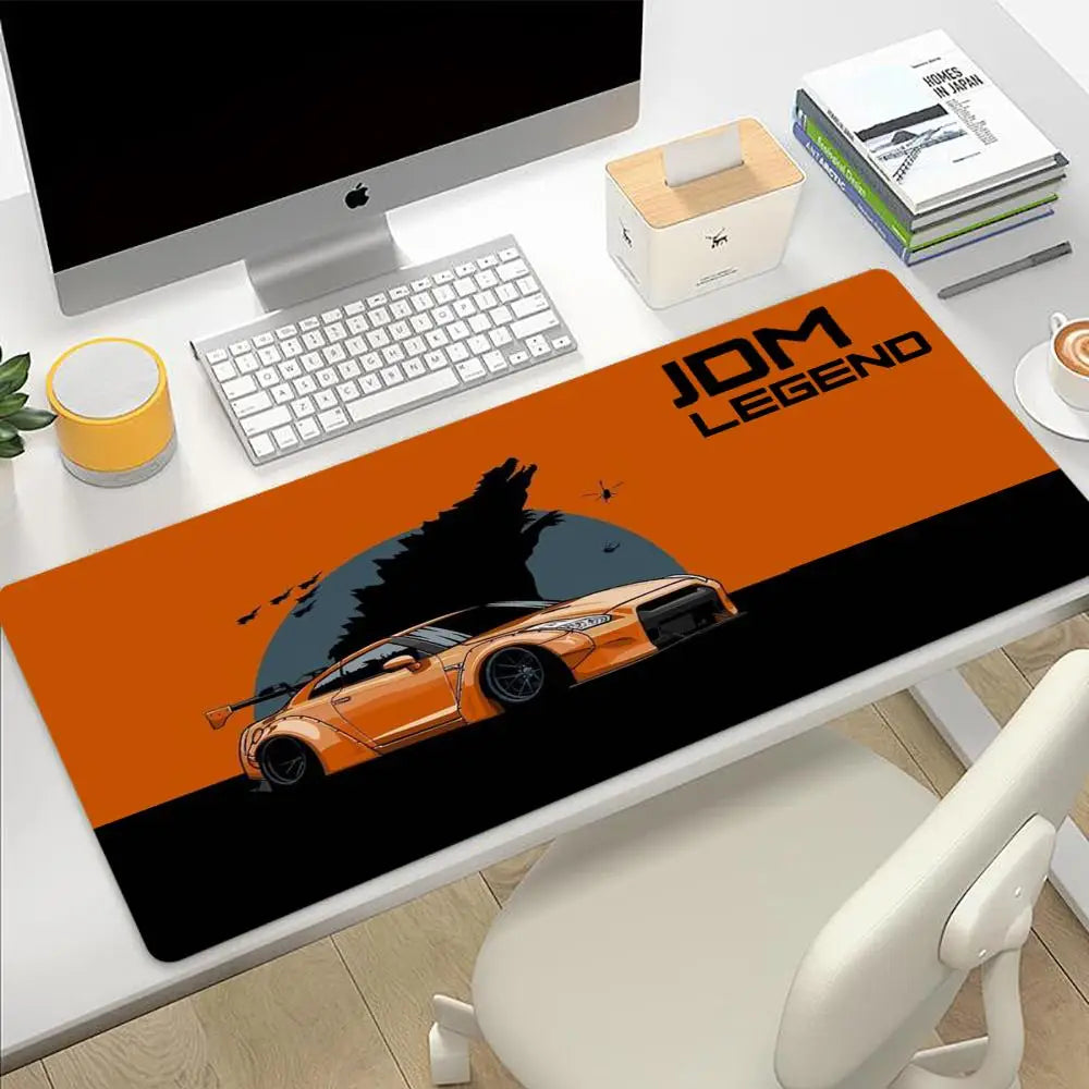 Japan Sports Car JDM Drift New Arrivals Gamer Play Mats Non-slip Mousepad Size For E-sports Game Player PC Computer Laptop Rug