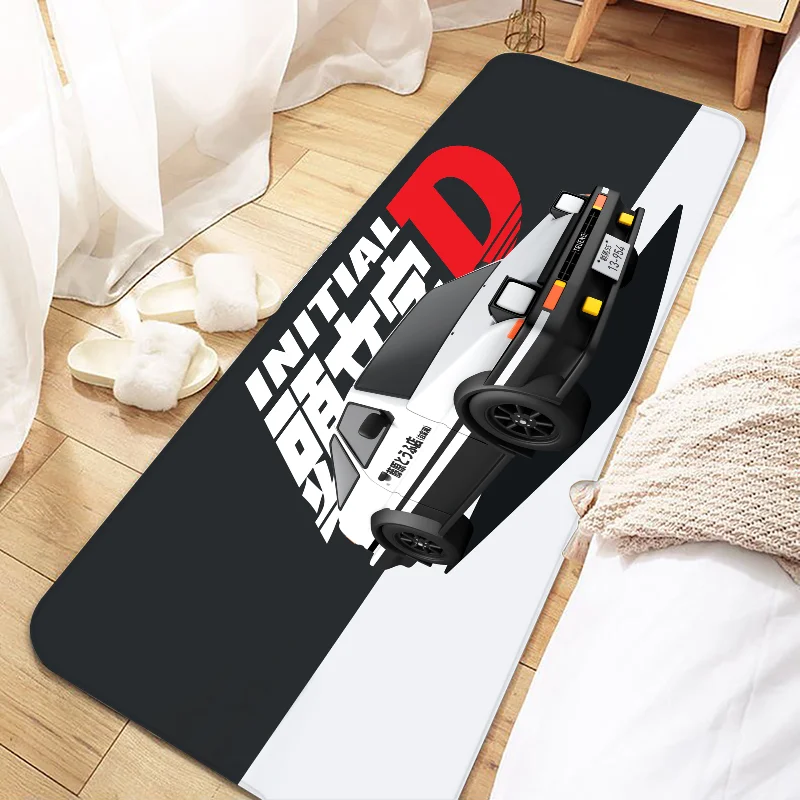 Drift Car JDM Initial D AE86 Door Mat Entrance Non-slip Doormat Washable Kitchen Carpet Living Room Hallway Rugs Bathroom Bath