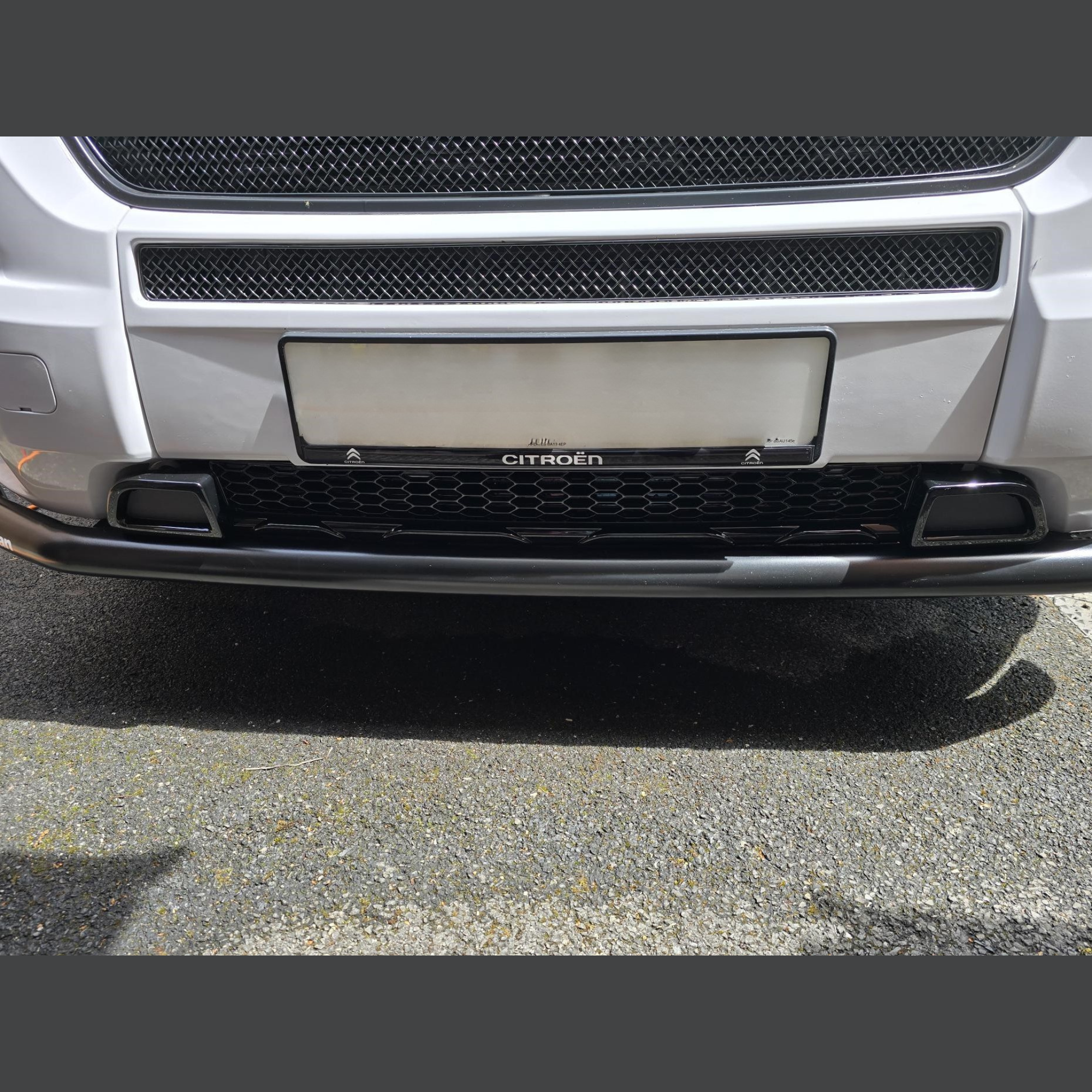 For Fiat Ducato Gloss Black Lower Bumper Honeycomb Grille | Van-X