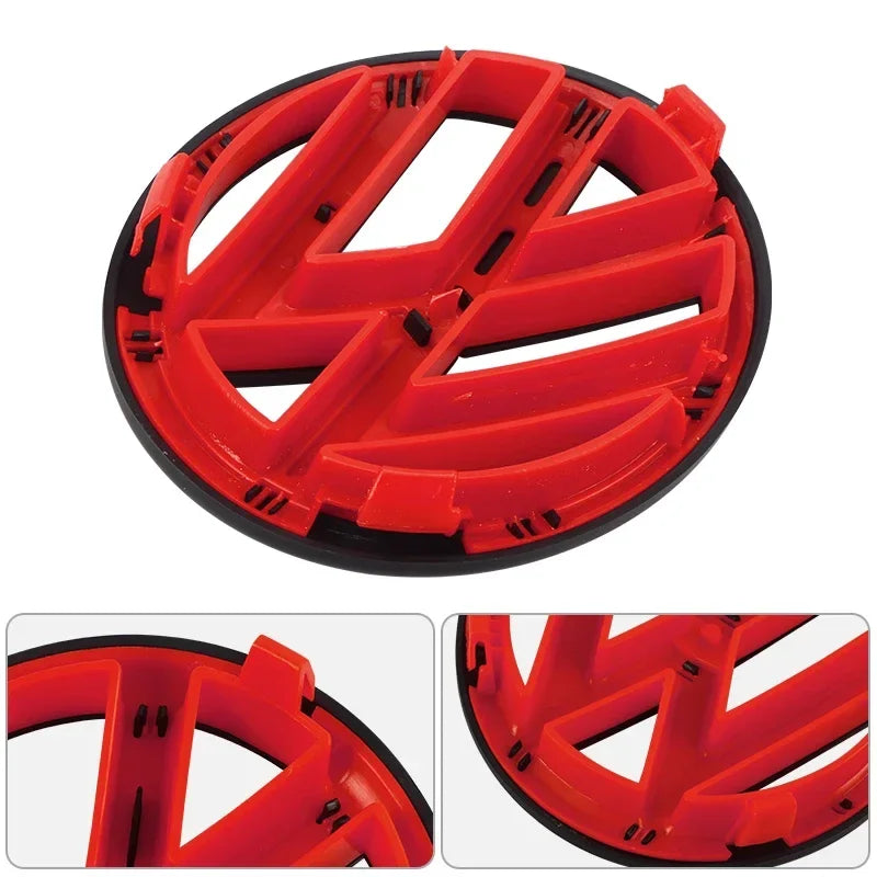 Car Front Grill Badges Rear Trunk Emblem Lid Covers Logo Sticker For VW Volkswagen Golf 6 golf6 MK6 GTI