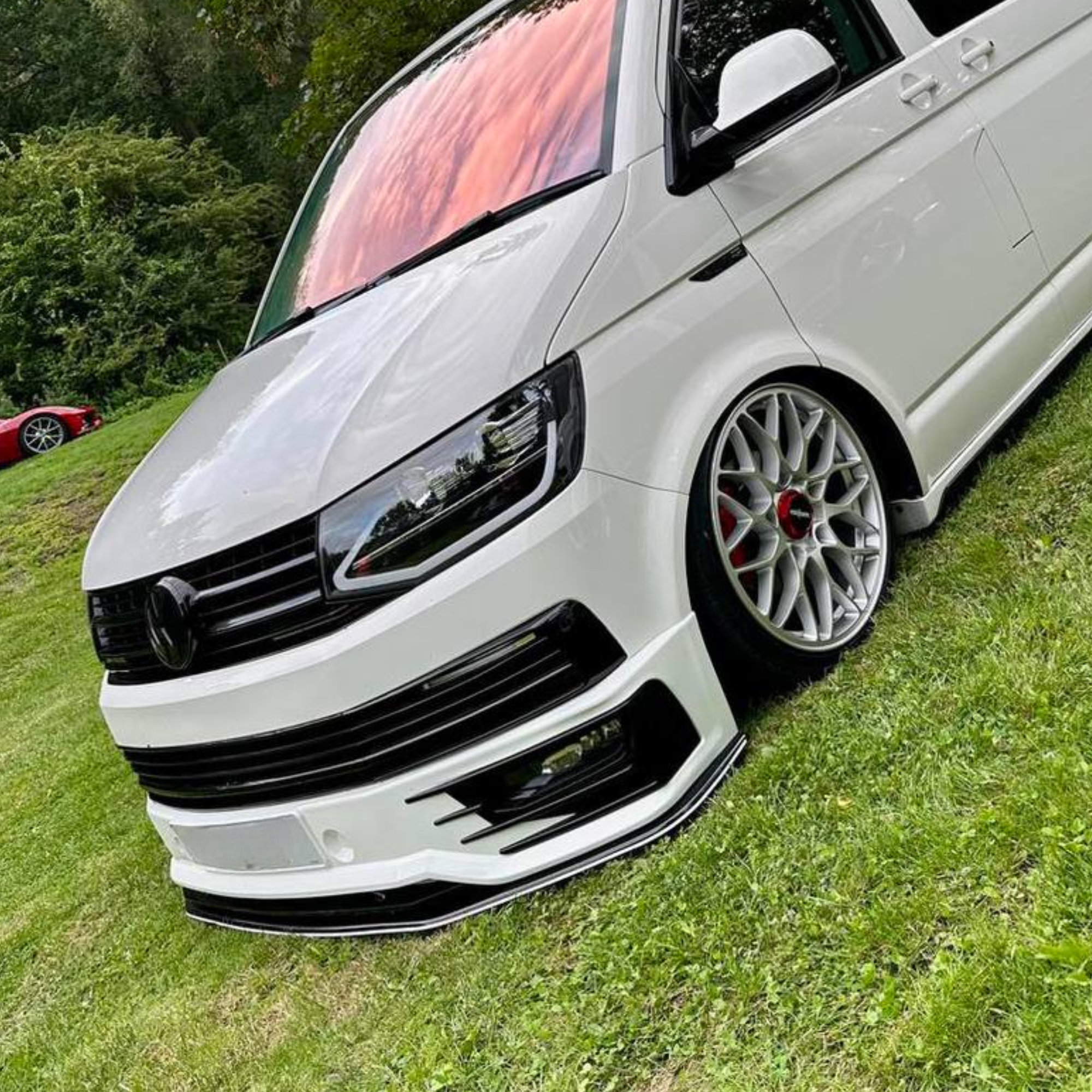 For VW T5.1 Transporter Front Sportline Spoiler – T5-X Styling, Painted & Ready to Fit