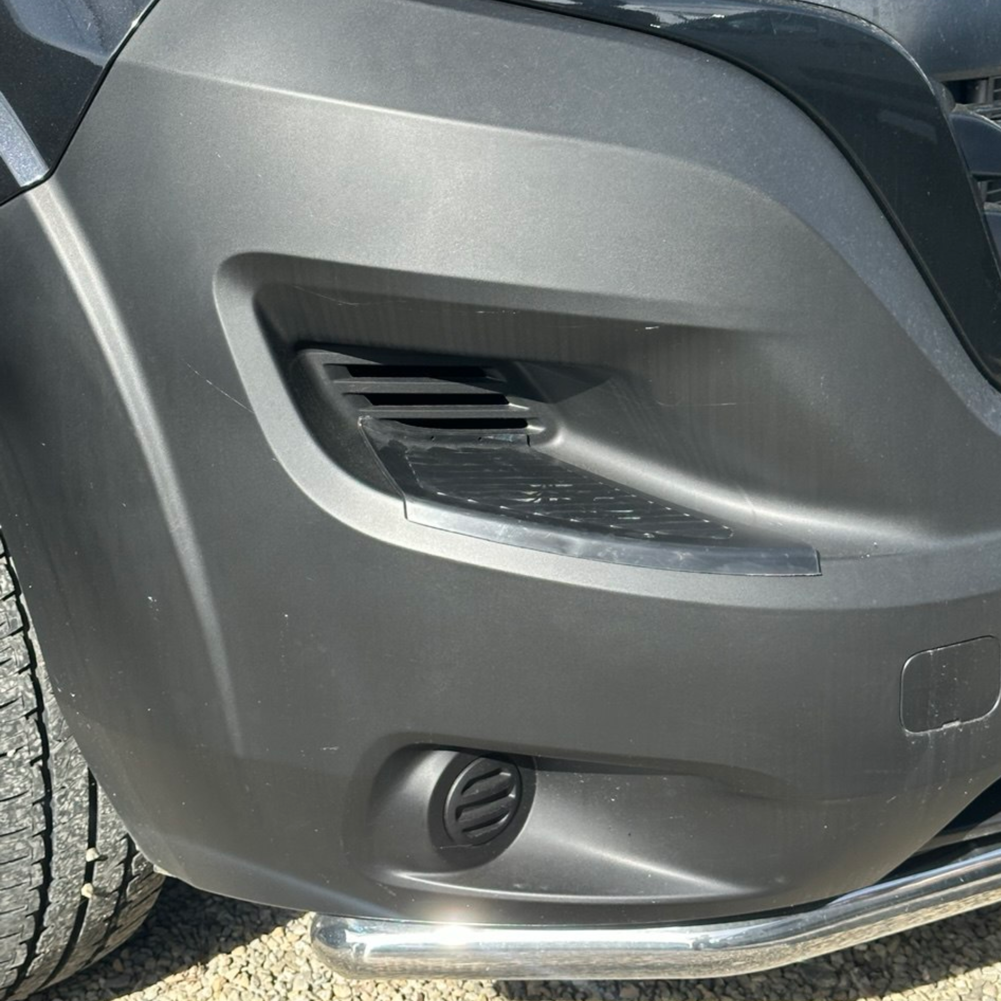 For Citroën Relay Front Bumper Step Protectors – Black, Set of 2 | Durable Vehicle Accessories