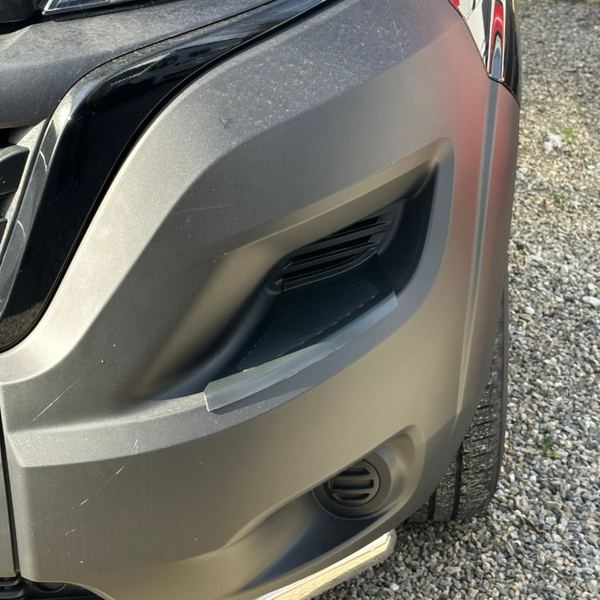 For Peugeot Boxer Front Bumper Step Protectors – Black, Set of 2 | Durable Vehicle Accessories