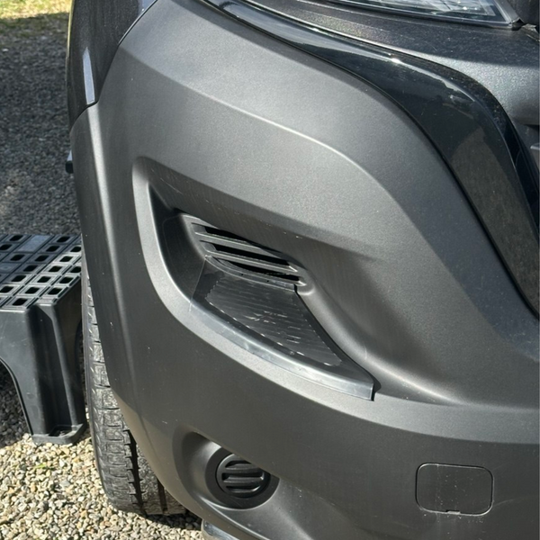 For Vauxhall Movano Front Bumper Step Protectors – Black, Set of 2 | Durable Vehicle Accessories