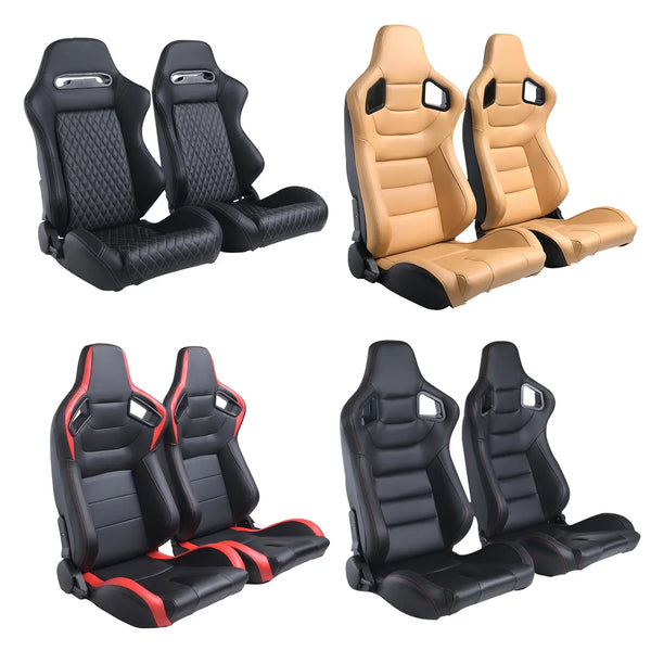 Car sports seat modification with sliding track racing modification car esports simulation driving seat metal frame universal