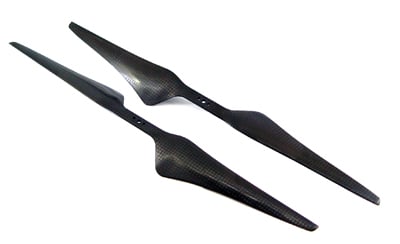 17x55 Carbon Fibre Propeller pair (CW/CCW)