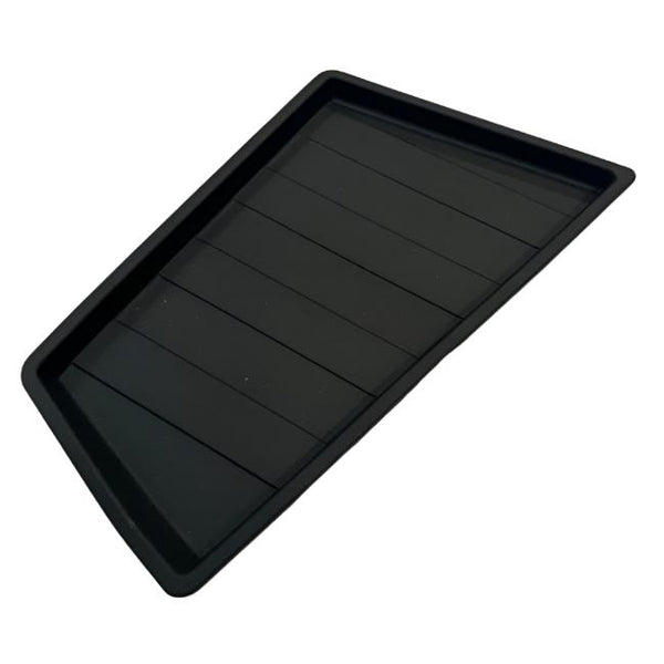 For Fiat Scudo Door Pocket Rubber Inserts / Mats - Black