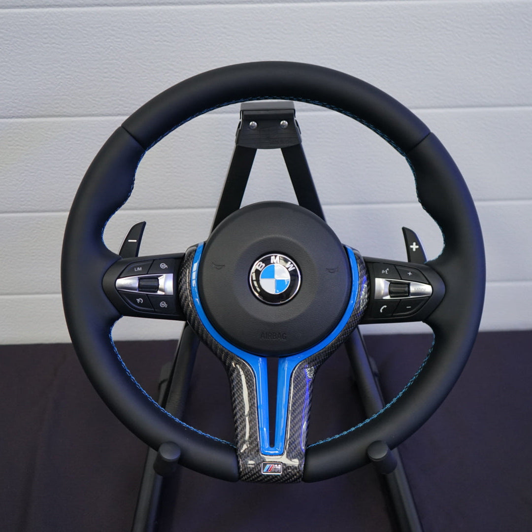 BMW 1, 2, 3, 4, 5 Series Custom Steering Wheel (IN STOCK - SWBMWF10)