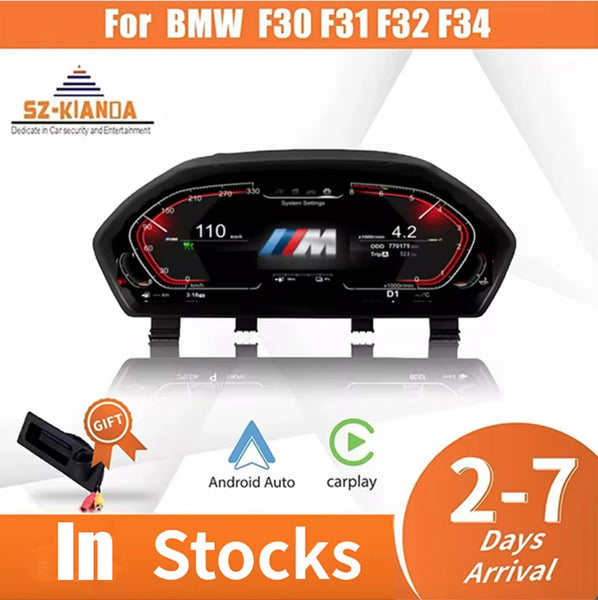 2025 Latest Original Digital LCD Instrument For BMW 3 4 Series F30 F31 F32 F34 F35 F36 CIC NBT Cluster Panel Cockpit speedometer