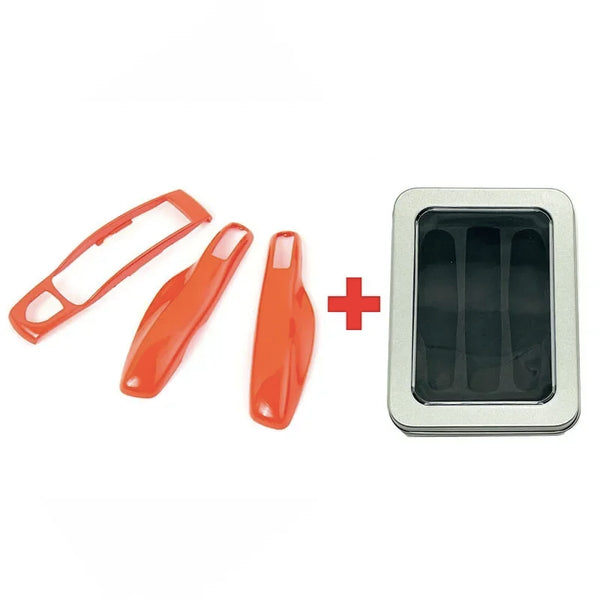 3Pcs Car Smart Remote Key Case Fob Cover Shell for Porsche Panamera Spyder Carrera Macan Boxster Cayman Cayenne 911 970 981 991