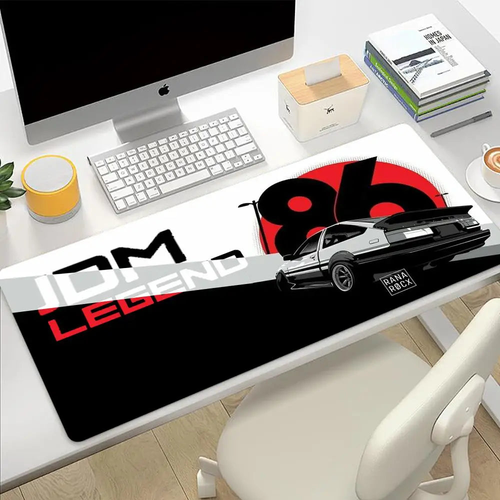 Japan Sports Car JDM Drift New Arrivals Gamer Play Mats Non-slip Mousepad Size For E-sports Game Player PC Computer Laptop Rug